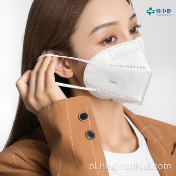 Medyczna ochronna maska ​​na twarz z włókniny
